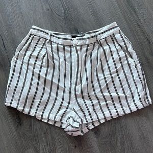 Pinstriped shorts